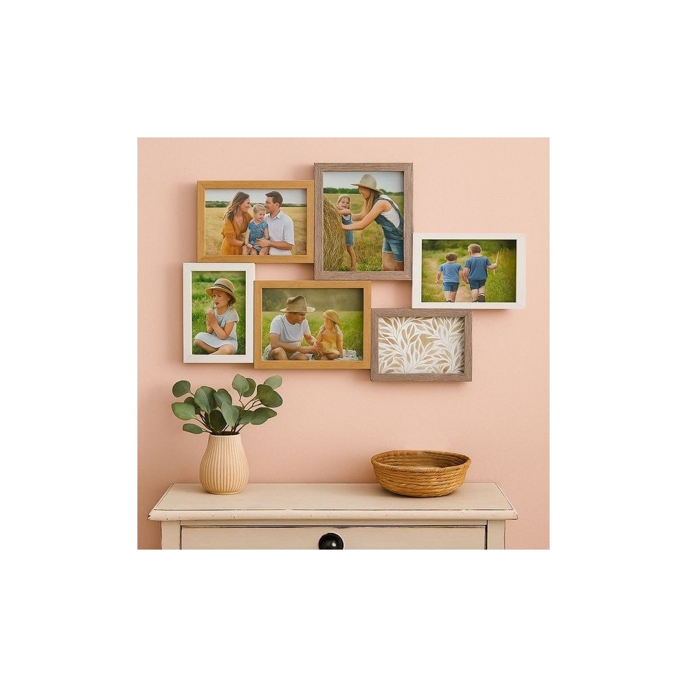 Cadre photo 6 vues 49x30cm - Ornami - 2