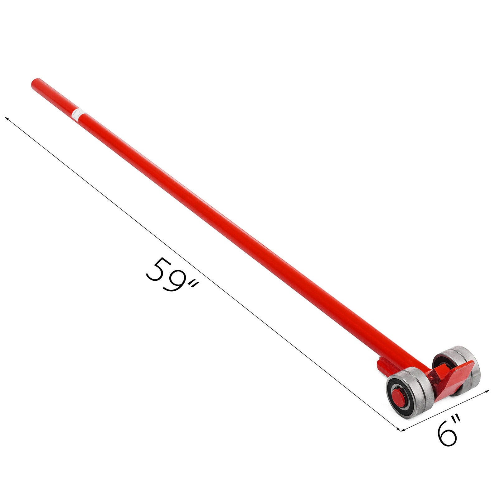 Lève Meuble Lourd VEVOR 3 T Barre de Levier Acier sur Roulettes Barre de Levage Grande Capacité Charge avec Manche 1,5 m Longueur Totale 1,6 m - 8