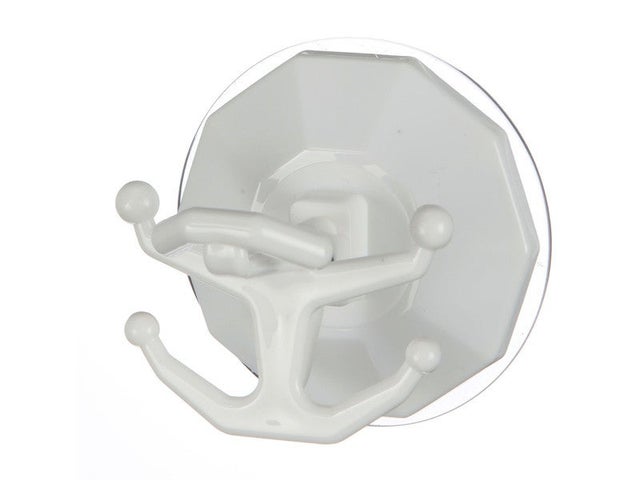 Crochet ventouse fixcup blanc