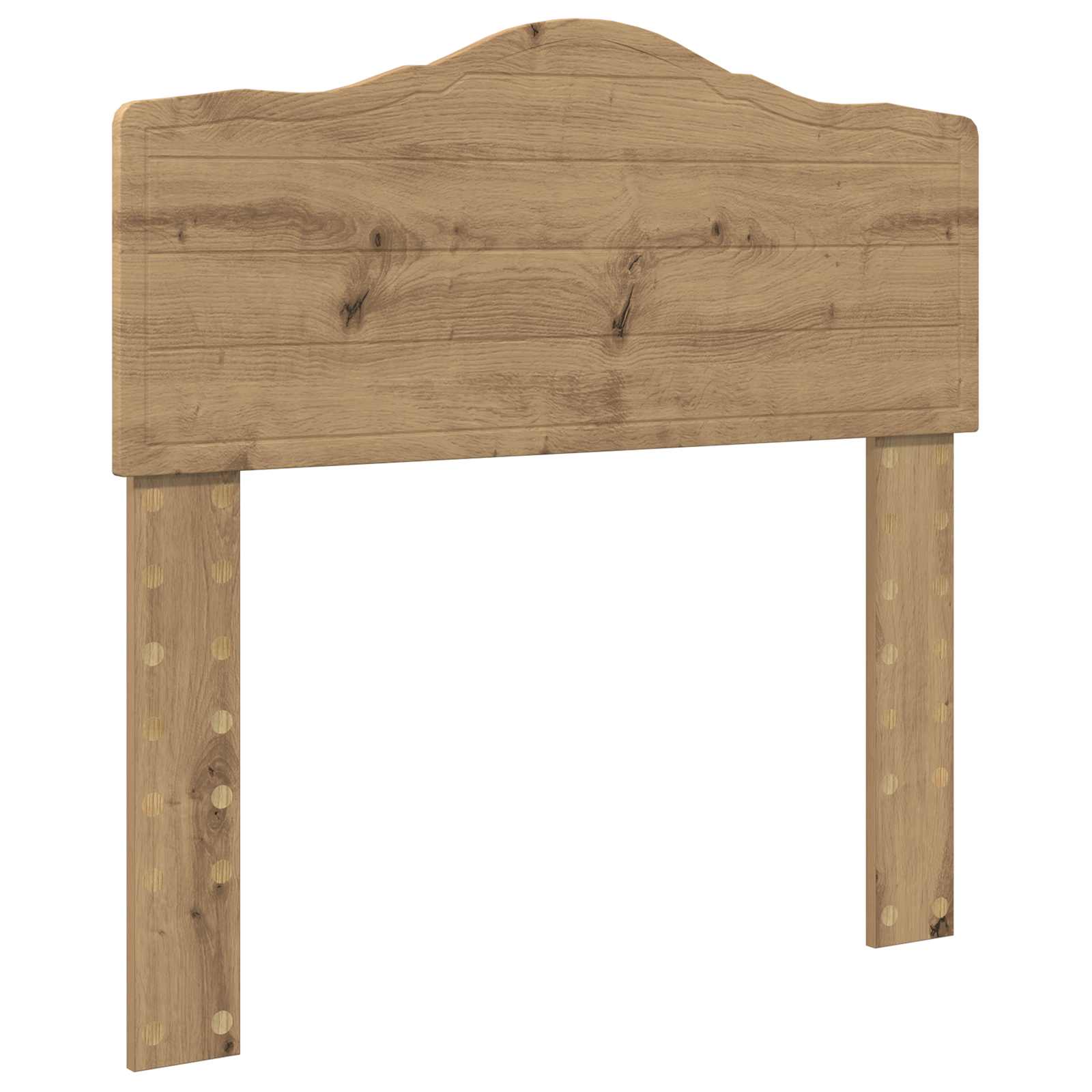 Cadre de lit chêne artisanal 75 x 190 cm pin massif - 6