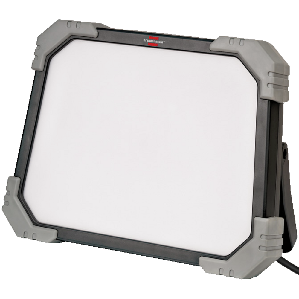 Foco led portátil antideslumbrante para obra dinora, ip54 con toma de corriente (8300 lm) brennenstuhl 1171580030