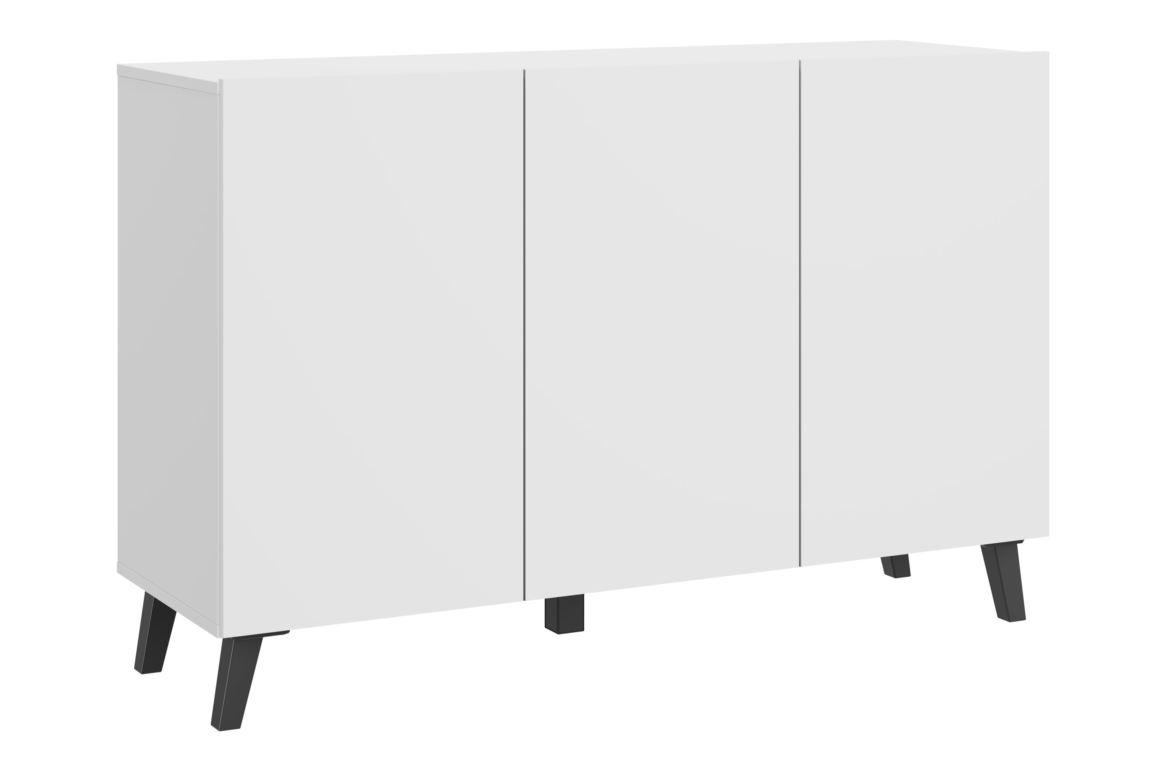 Commode Leg Commode LOKET 120 cm white / black legs | Leroy Merlin