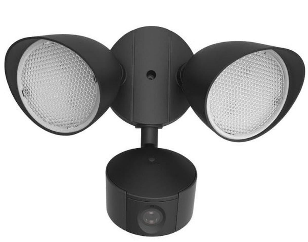 Kinkiet zewnętrzny z czujnikiem DRACO LED 19W Zimna biel 1200lm czarny wym:19,1x23,4x16,3cm IP44 Lutec