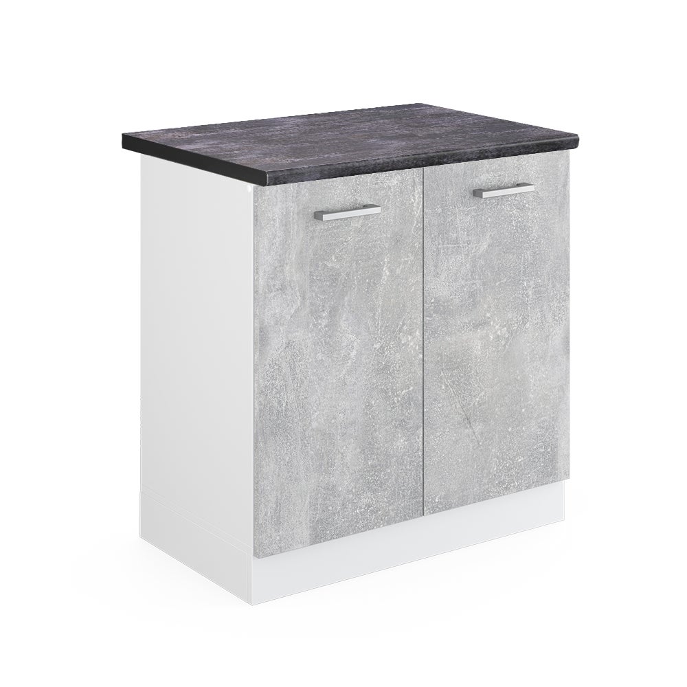 Vicco Szafka pod zlew R-Line, Beton, 80 cm , BP Antracyt