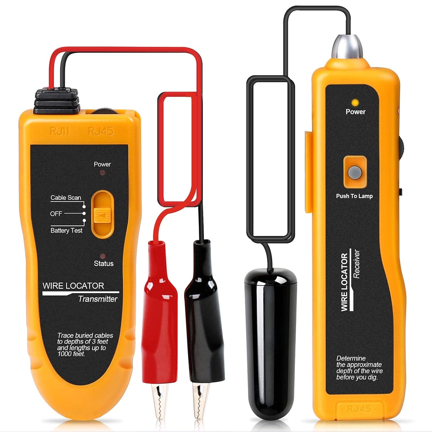 Sonar Portable Finder De Poisson – Détection 90° / 40m, Batterie 2000mAh, App Mobile IP68, Glace/Rivière/Kayak