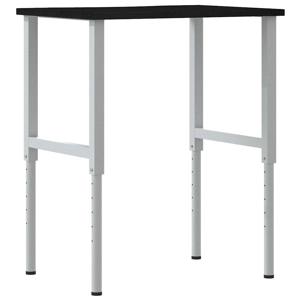 établi marron foncé 80x60x(71,5-98) cm bois de chêne massif - 7
