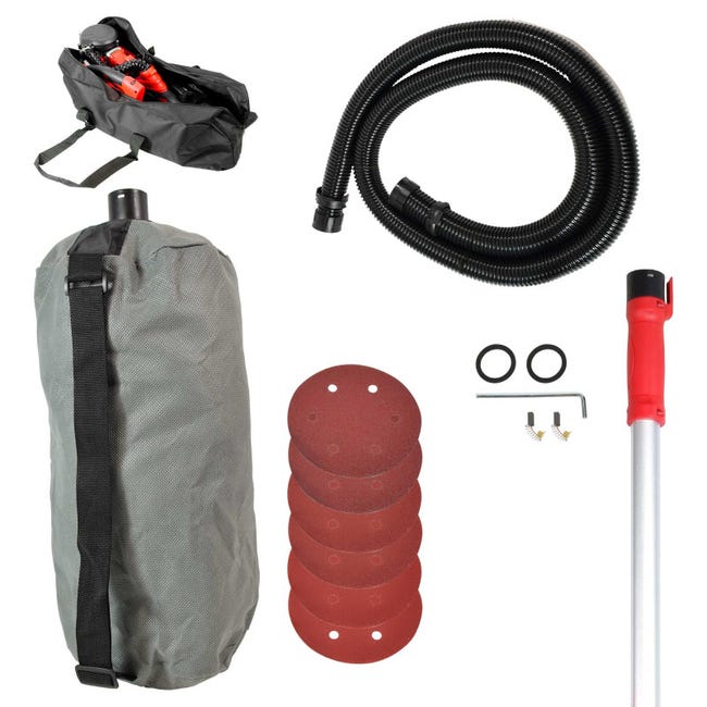 Ponceuse Platre 900W Ponceuse Murale-Girafe ENGiNDOT, 900-1800 RPM