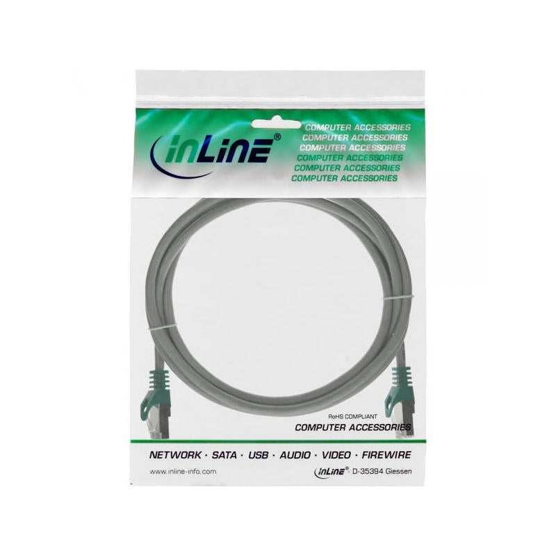 INLINE - U / UTP Cat5e 10m 10m Cat5e U / UTP (UTP) Grigio Cavo Di Rete - Foto 4