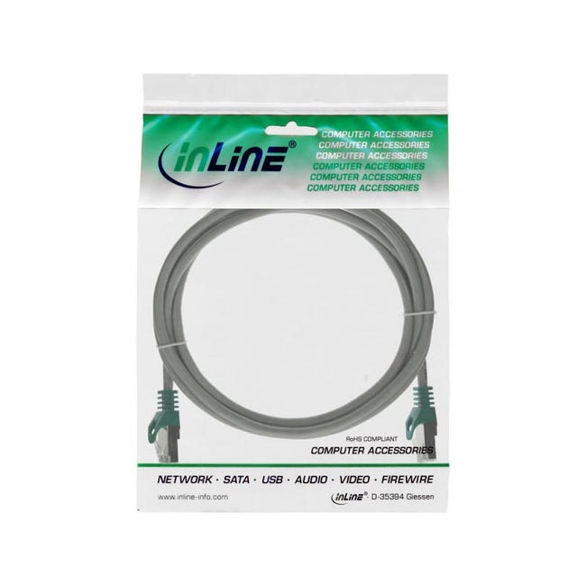 INLINE - U / UTP Cat5e 10m 10m Cat5e U / UTP (UTP) Grigio Cavo Di Rete - Foto 4