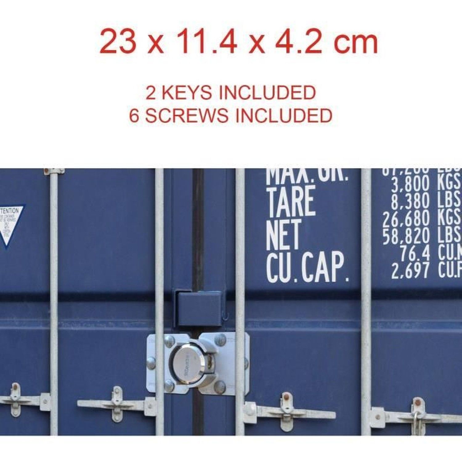 Ensemble de cadenas et moraillon en acier Argenté 736EURD Master Lock - 5