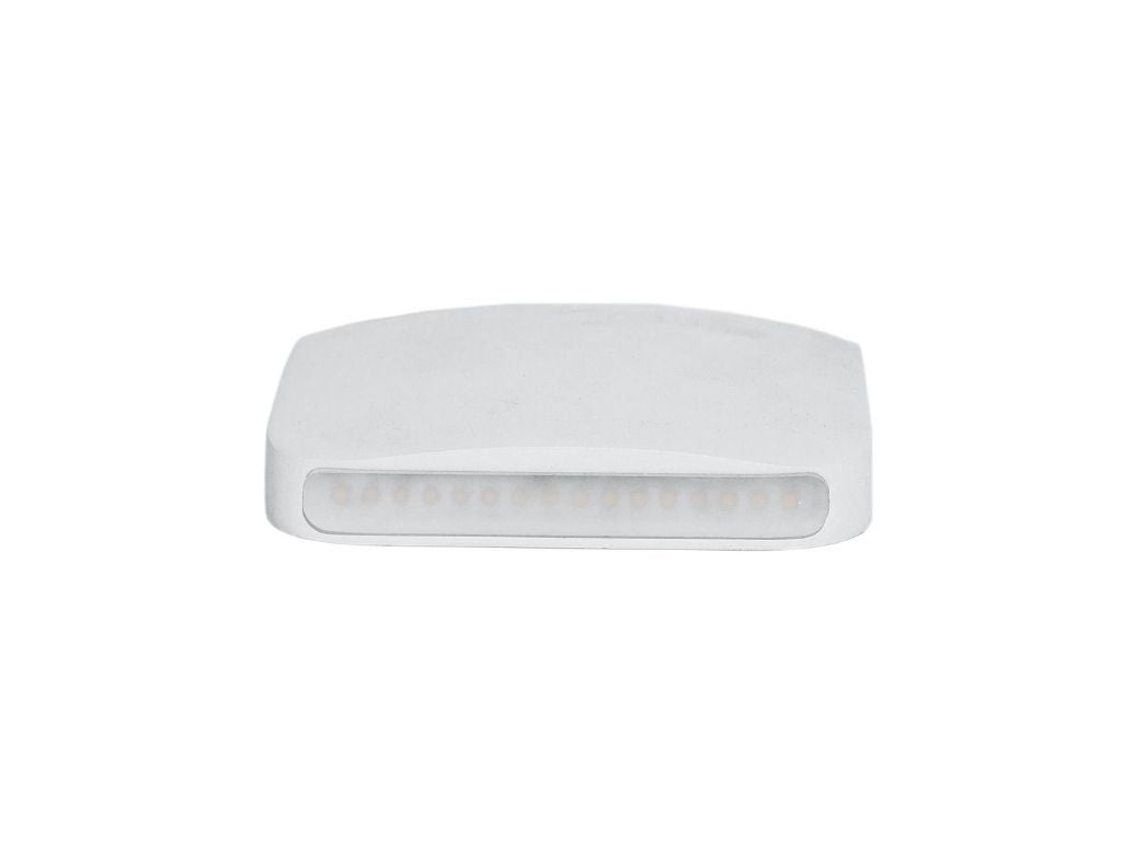 LAMPE MURALE LED CARREE DECO IP54 4,5W 3000K 100º 230V BLANC - 3