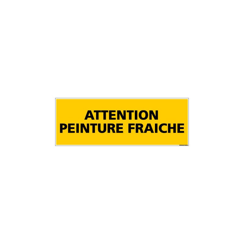 Panneau De Signalisation 'Attention Peinture Fraîche' - Marque TSME, Réf. P2018-46