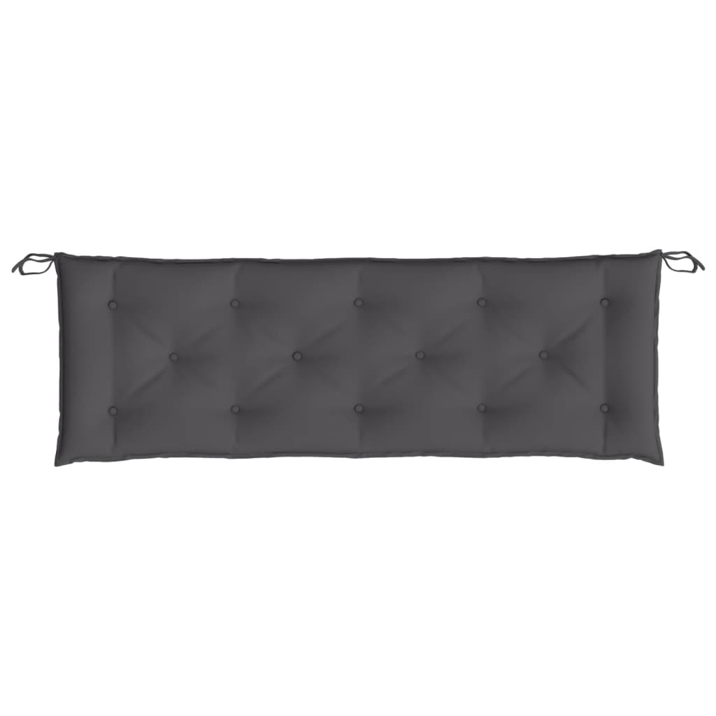 Almofadões banco jardim 2pcs 150x50x7cm tecido oxford antracite vidaXL - 6