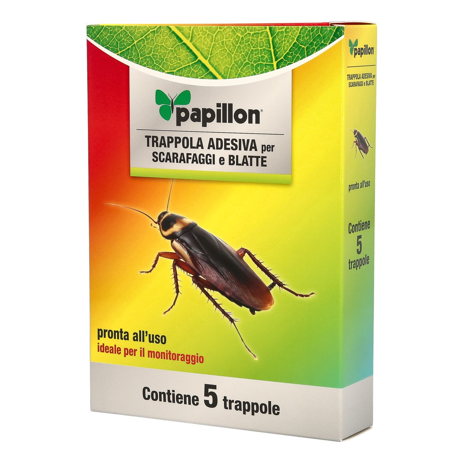 Trappole Adesive Per Scarafaggi - Confezione 3 Pezzi, Inodori E Non Tossiche, Pronte All'Uso (Protezione 5 Mq Cad.)