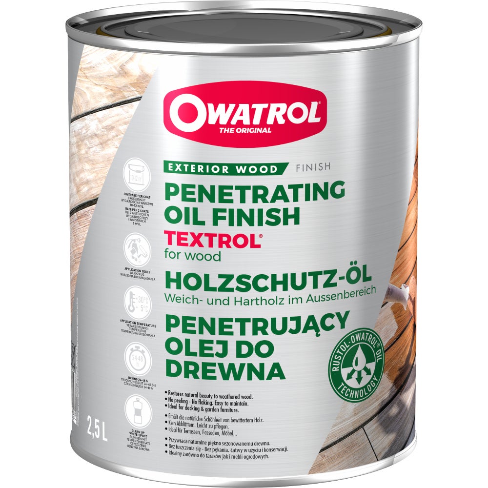 Olej zabezpieczający do drewna Owatrol TEXTROL rustic oak 2.5L