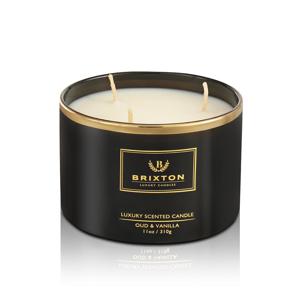Świeca zapachowa BRIXTON 310g Oud &amp; Vanilla