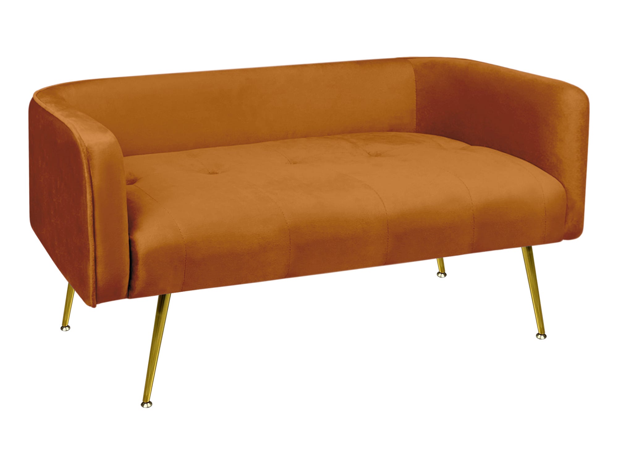 Federici Sofa Divano Color Giallo Ocra Piuma Divano Lineare Posti