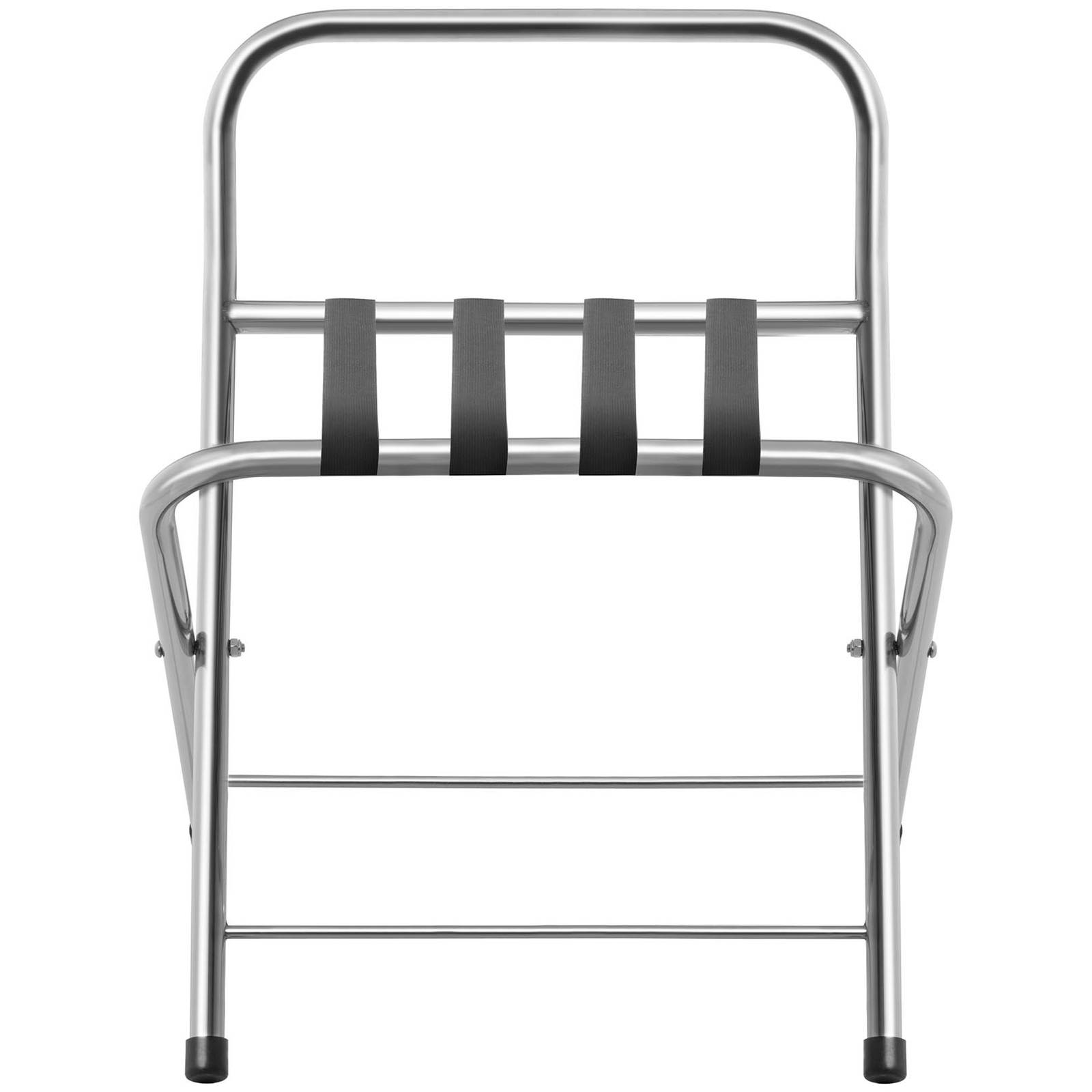 Portavaligie Pieghevole GYMAX - 2 Ripiani, Carico 50kg, Bianco, Per Casa E Hotel - Foto 9