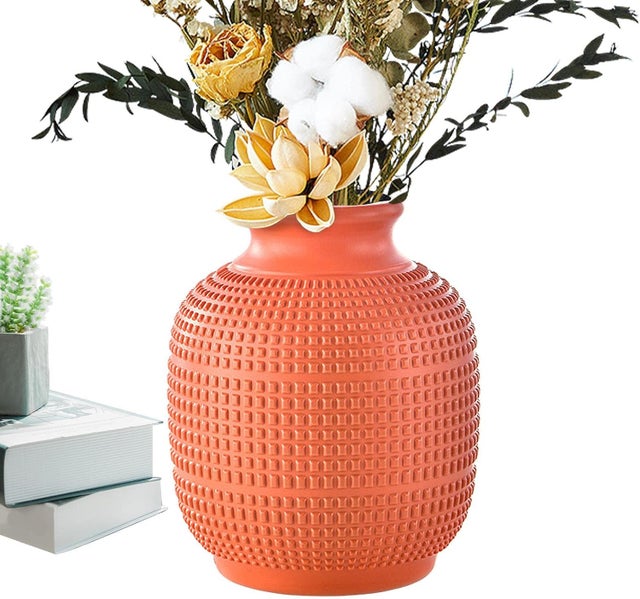 MODGY Vaso da fiori pieghevole ed espandibile, in plastica, decorativo, moderno, per fiori, centrotavola, tavolo da pranzo, soggiorno, bagno, matrimonio, ufficio, fiori di ciliegio