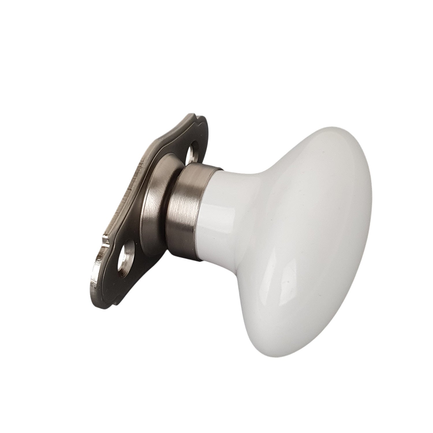 Poignée de fenêtre crémone OLIVE, Porcelaine et Nickel mat, Cottage Chic - 7