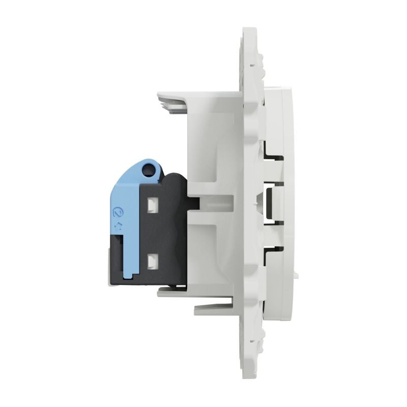 Odace prise multimédia double RJ45 grade 1 - blanc - 2