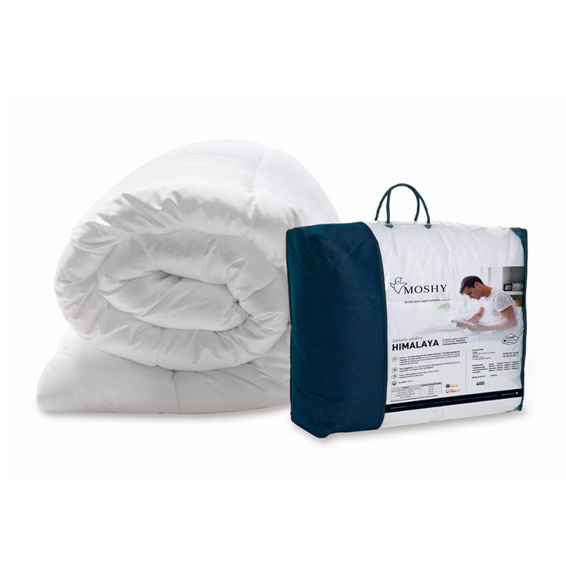 Edredón nórdico moshy himalaya 400 gr - fibra hueca - cama 150 cm (240x220 cm) - 400 gr/m2 - 100% microfibra