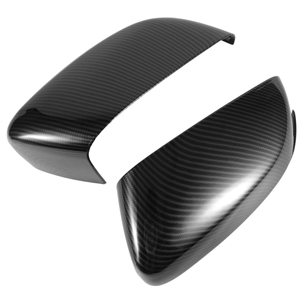 pezzi ABS vera fibra di carbonio modello specchietto retrovisore copertura trim tappo adatto per nuova serie 5 2018-201 - 3