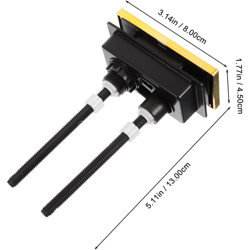 2-częściowy podwójny przycisk spłuczki toaletowej do zbiornika, szybka i łatwa wymiana, standardowy