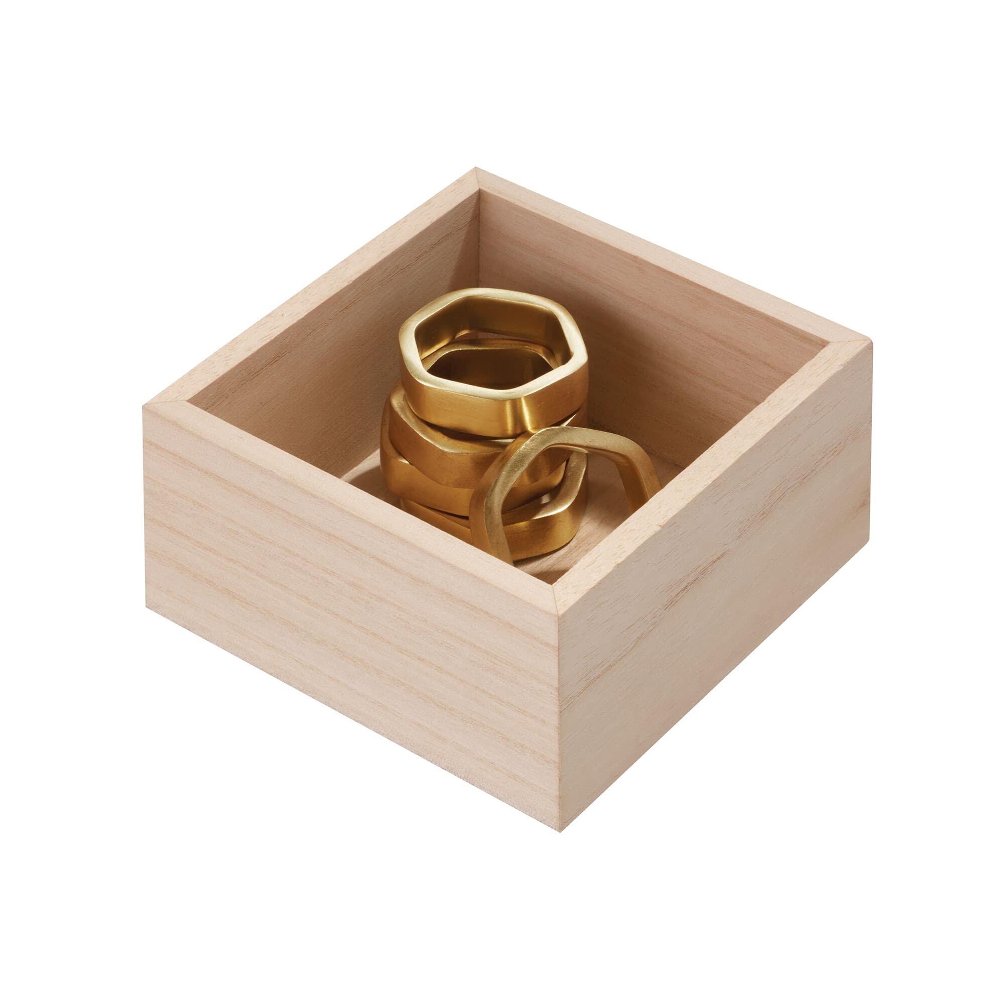 InterDesign Eco Wood iDesign tavola e dispensa, Grande Porta cassetto o credenza in Legno di Paulownia, Salva Spazio per Cucina per Posate e Piccoli U | Leroy Merlin