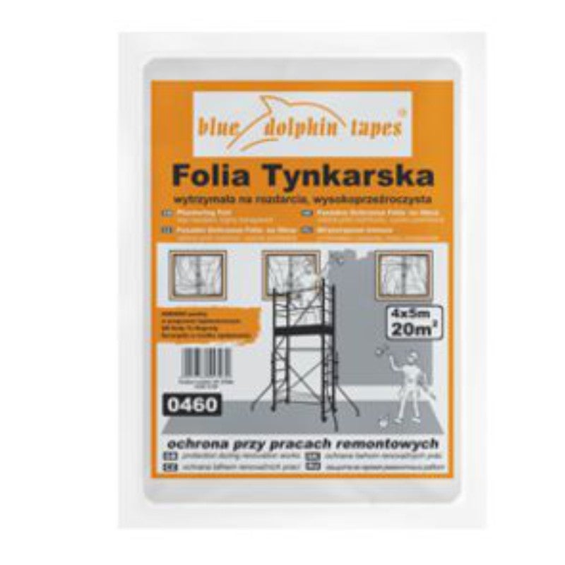 Folia tynkarska 0460, Blue Dolphin, 4m x 5m