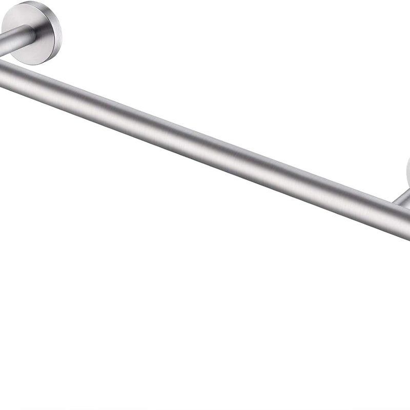 Wieszak na ręczniki, wieszak ścienny do łazienki, 30 cm, ze stali nierdzewnej, srebrny