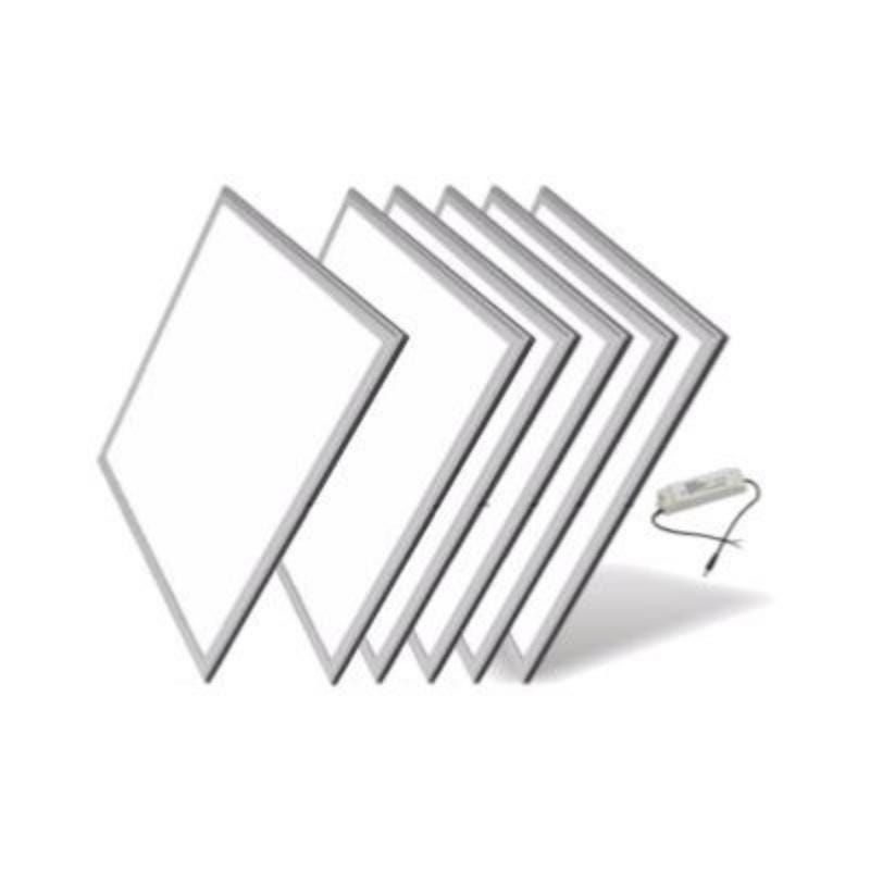60x60 Led Panel Distribution Panel LED 60x60 Slim 36W ALUMINIO (Pack de 6) - Blanco Frío 6000K ...