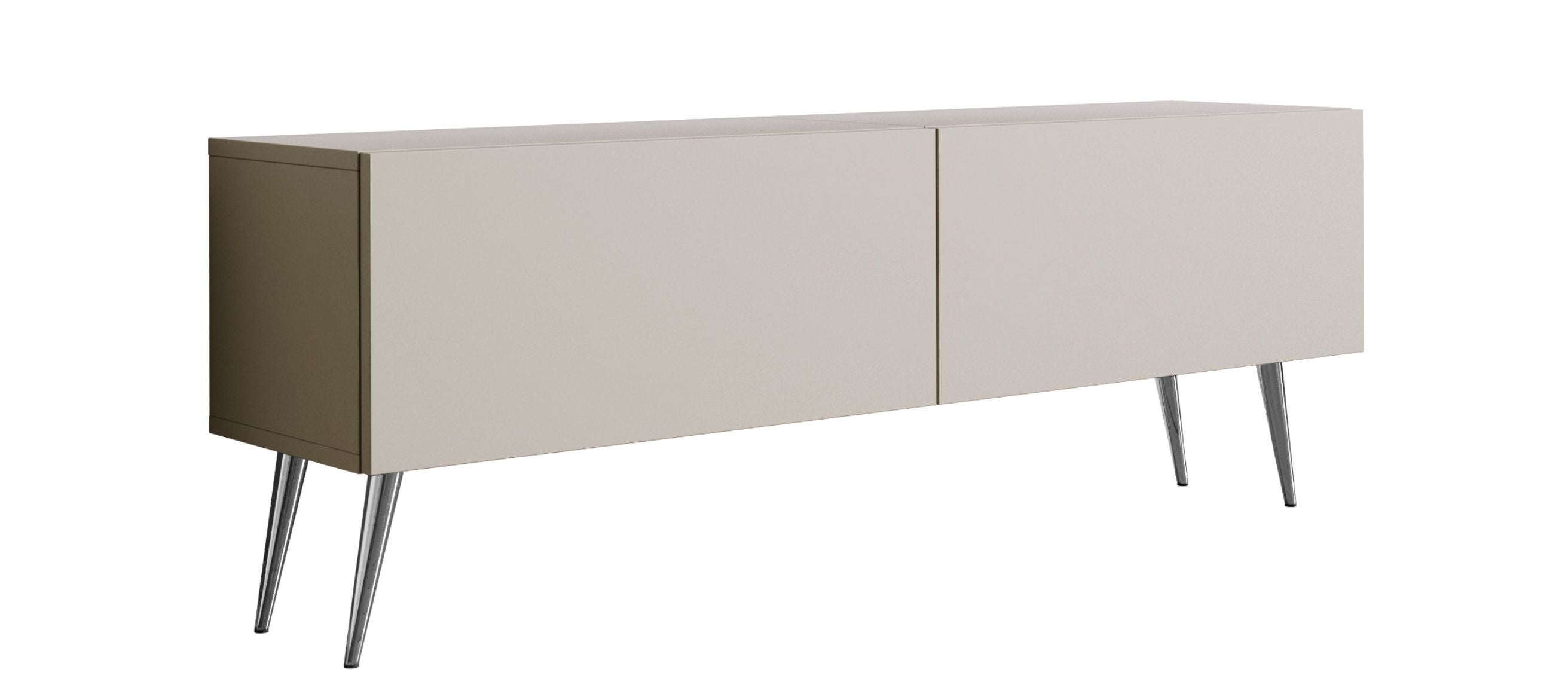 Szafka RTV : Kaszmir, nogi chrom, 140 x 32 x 52 cm