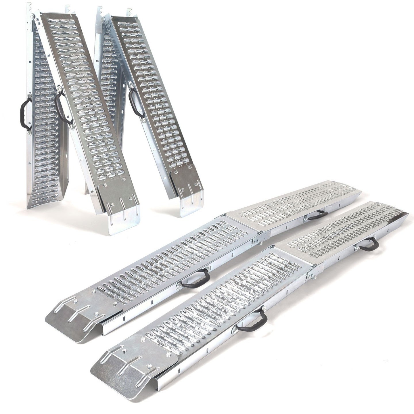 Set de 2 rampes pliables galvanisées spécial chargement - 3