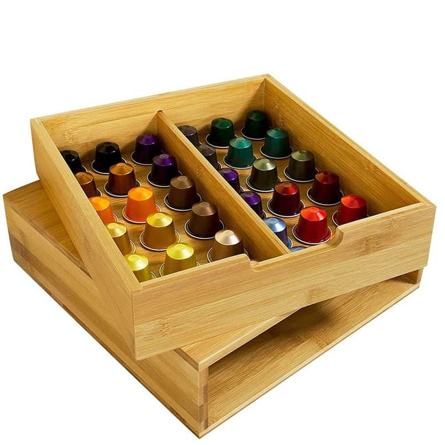 Porta Capsule Caffè IKONA In Plexiglass - Capienza 28 Capsule, Design Italiano, Apertura Magnetica - Foto 12