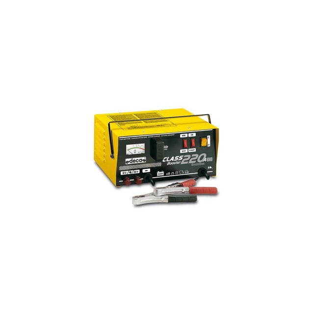 Deca 341000 Chargeur de batterie pour véhicules Noir, Jaune