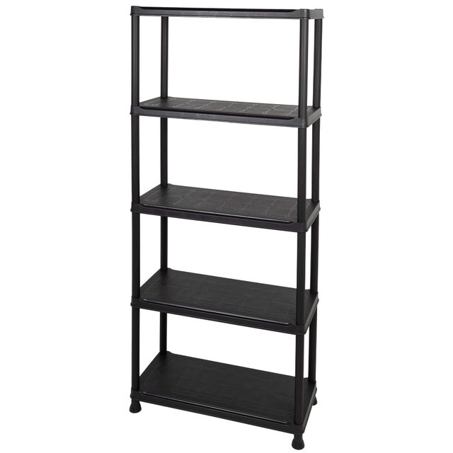 Curver Estantería plástico resistente 5 estantes 75x32x176 cm