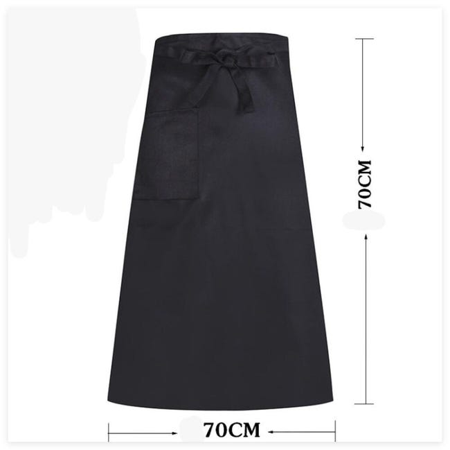 Abeillo Grembiule da donna a metà grembiule da cameriere, grembiule regolabile, grembiule per cucina, fai da te, dipingere, cuoco, cameriere, bianco, Taglia unica Abeillo Grembiule da donna a metà grembiule da cameriere, grembiule regolabile, grembiule per cucina, fai da te, dipingere, cuoco, cameriere, bianco, Taglia unica