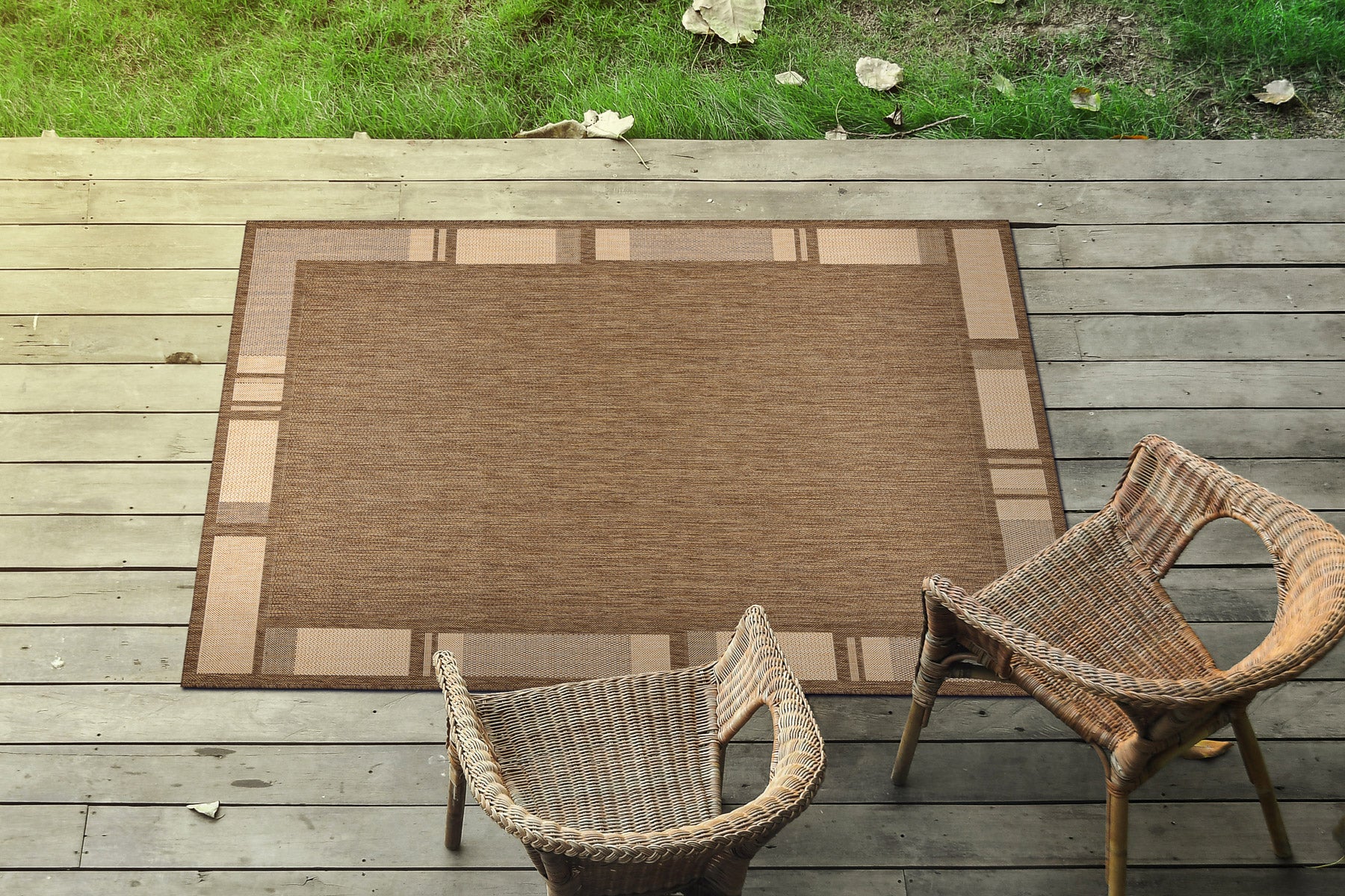Covor sisal Floorlux 20195 coffee si mais 200x290 cm | Leroy Merlin
