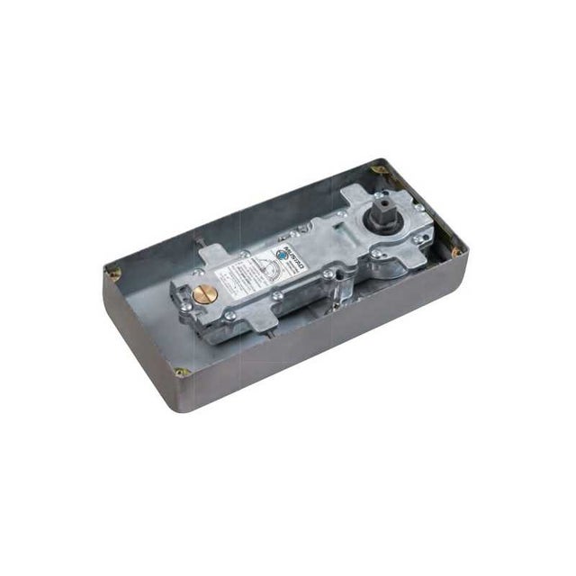 Pivot de sol MUSTAD Série 86 N TH 3050705688 axe rectangulaire arrêt 90 degrés métal gris