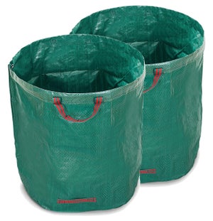 Grand Sac à Déchets De Jardin, Réutilisable, Sac De Rangement Sac A Dechets Pliable Resistant A La Dechirure Sac A Feuilles Gris 63 X 45 Cm 100l 87288281
