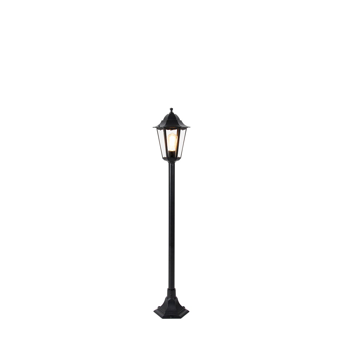 QAZQA New Orleans - Lampe Sur Pied Extérieur Classique Verte 23cm - Éclairage Extérieur IP44