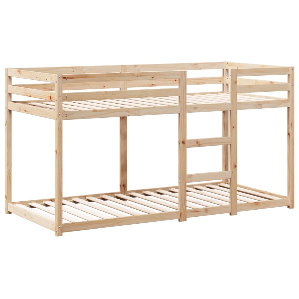Lit superposé avec toit 75x190 cm bois de pin massif CFW51712 - 7