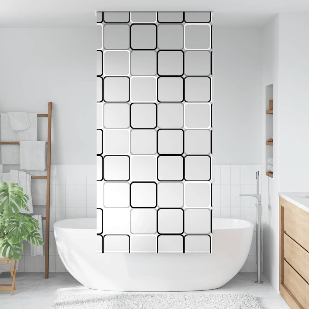 Roleta prysznicowa 110x240 cm Szerokość tkaniny 106 cm vidaXL
