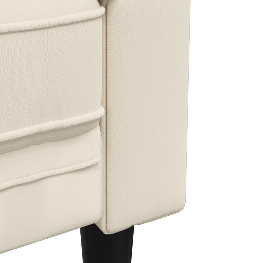 vidaXL Divano Chesterfield a 3 Posti in Lino - 6