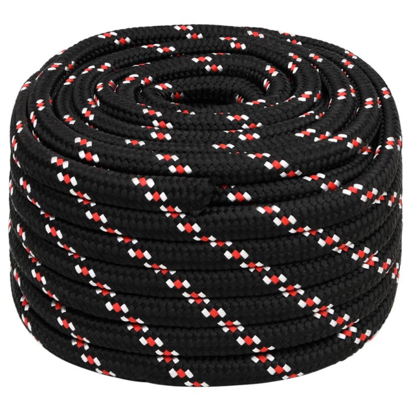 Corde De Bateau En Polypropylène 8 Mm X 100 M - Blanche, Flottante, Résistante Aux Intempéries