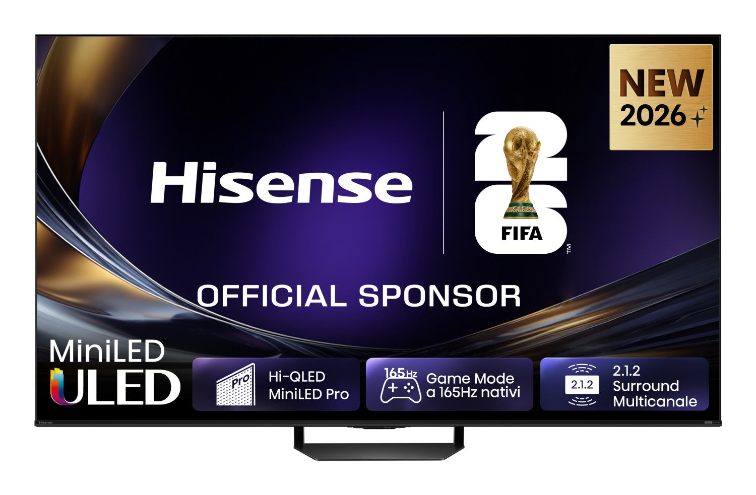 Hisense Tv Mini Led 55", 55U7s Pro, Hdr 4K, Quad Core/Mt9655, 165 Hz Nativos, Hi-View Ai Engine Pro, Tuned By Devialet, Negro MediaMarkt - Imagen 4