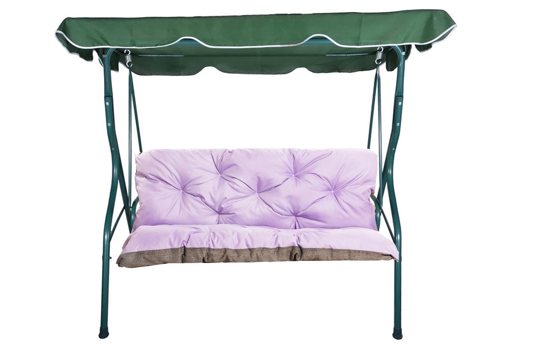 Cojines para columpio 120x50x50cm morado, cojines para columpio de 2 personas, cojín para banco, cojín para jardín, cojín para columpio de jardín