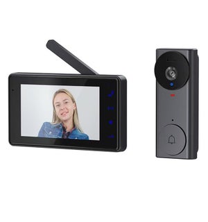 Videocitofono Senza Fili 4.3 Pollici Con Visione Notturna - WiFi, 800 MAh, Multilingue - Foto 10