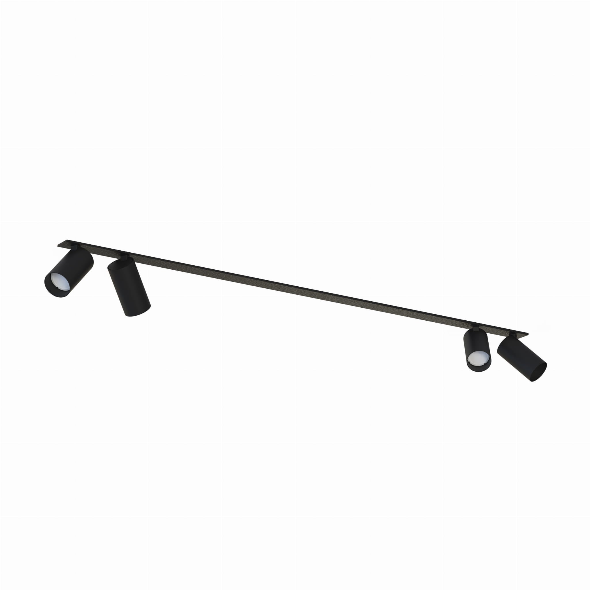 Oprawa sufitowa wpuszczana podtynkowa Mono Surface czarna 4xGU10x10W listwa ruchoma IP20 wym: 11 x 20 x 130 cm metal Nowodvorski Lighting